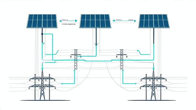 Power grid substation representing DER interconnection infrastructure